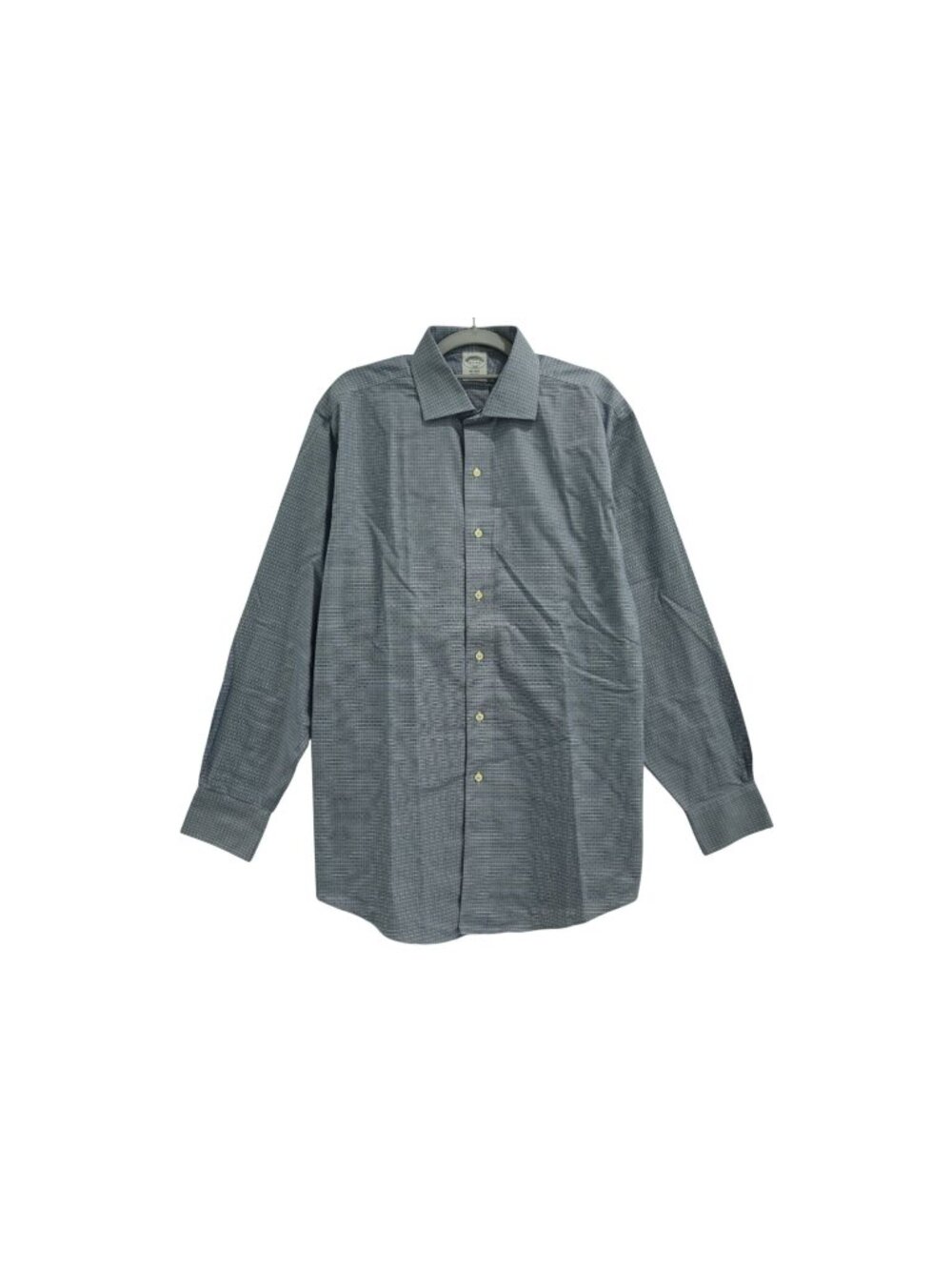 Brooks Brothers Regent Long Sleeve Button Down Shirt Sz 16.5-4/5 Micro Check